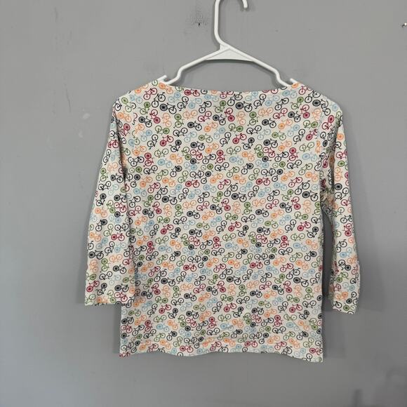 LOT of 2 Talbots Long & 3/4 Sleeve Tee Shirts Women's Size Small Petite Peacock - Picture 9 of 9